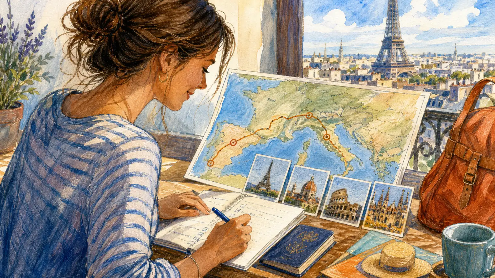 Your First Trip to Europe: Paris, Florence, Rome & Barcelona