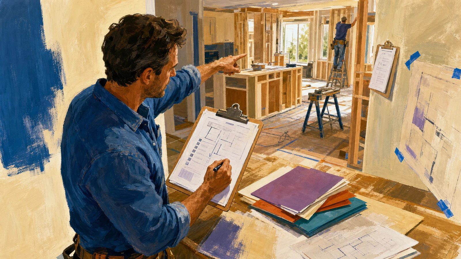 Act as your own general contractor on a major remodel