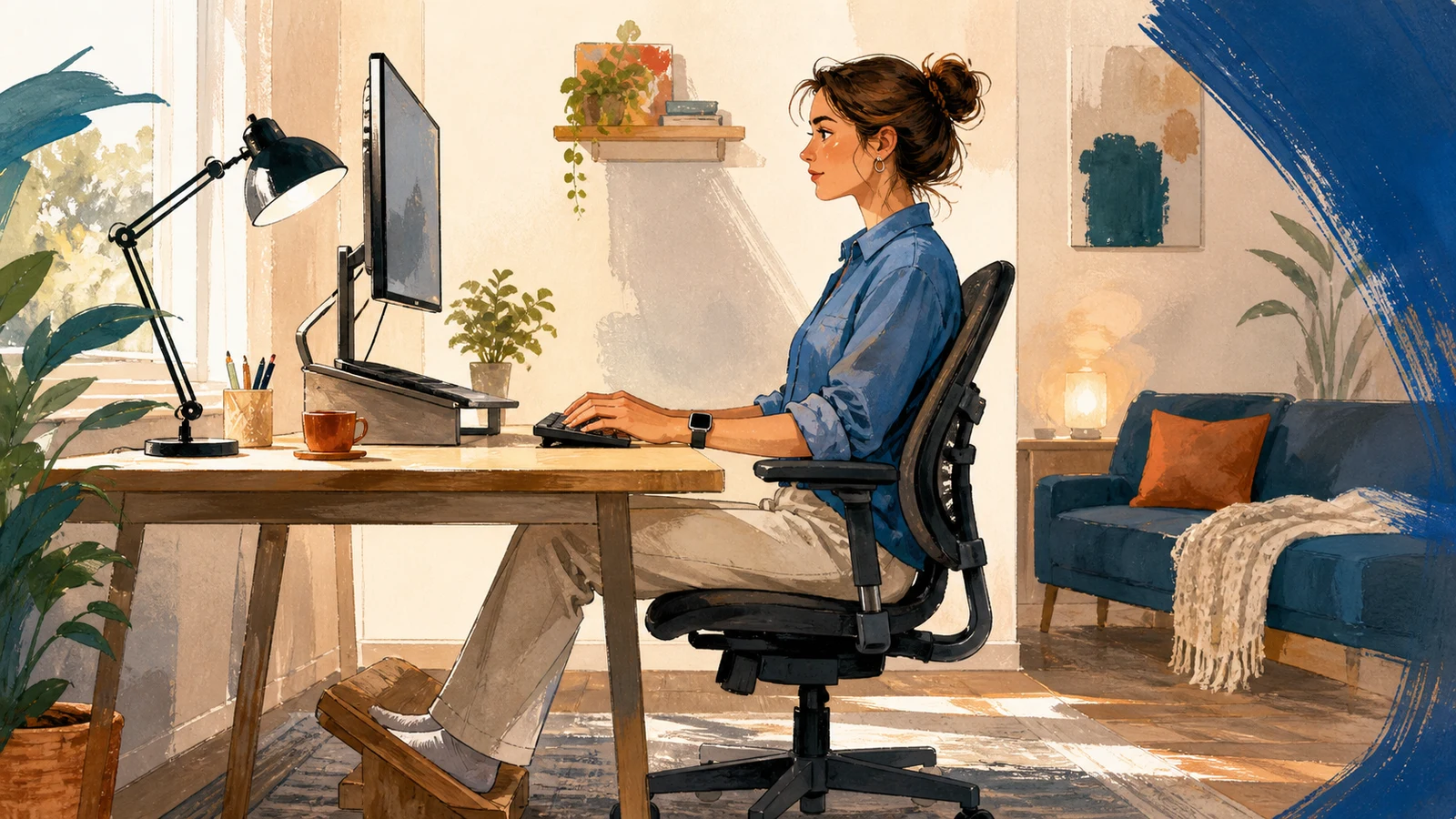Home office care nu doare: ergonomie, lumină și limite într-un weekend