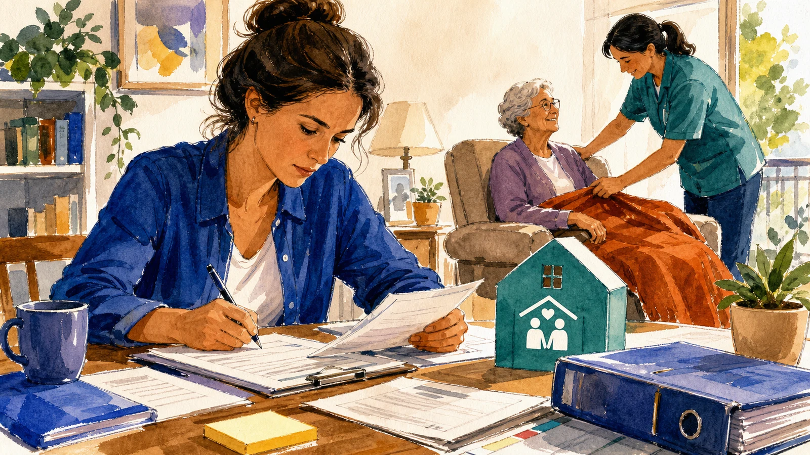 Organizzare l'assistenza a un genitore anziano a casa