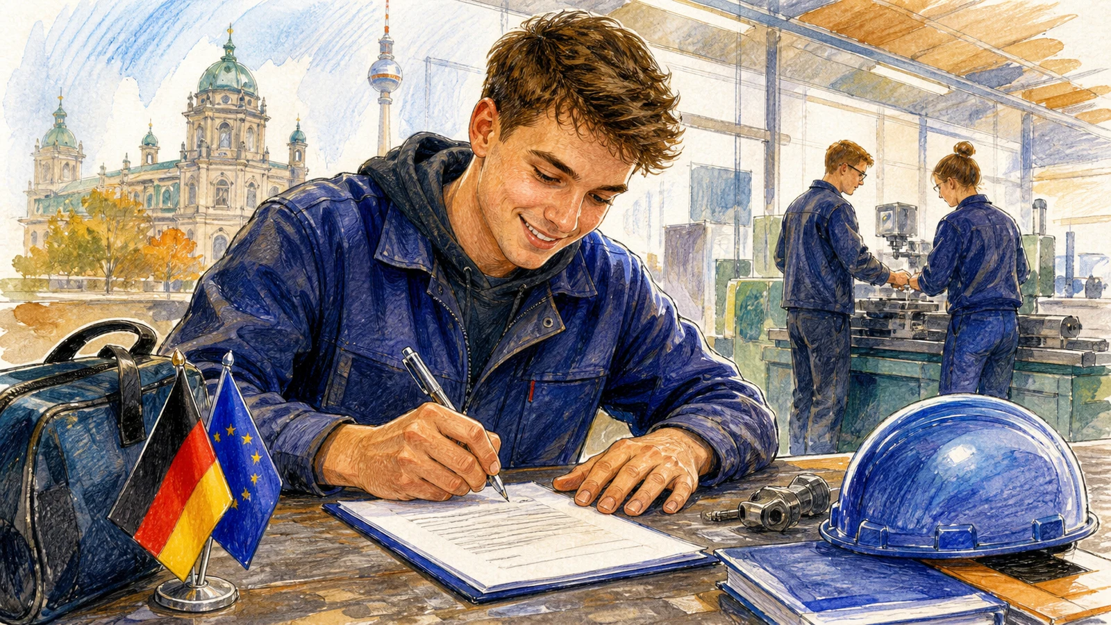 Ausbildung în Germania: drumul complet de la cursul de germană la contractul de ucenicie