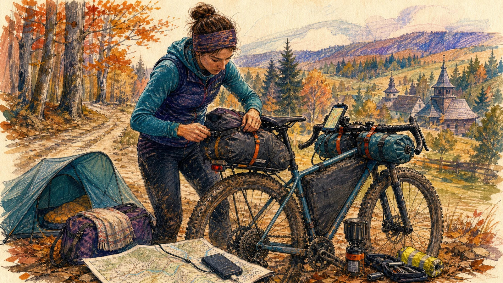 Bikepacking pe Via Transilvanica: 3 zile cu echipare proprie, de la Putna la Sucevița