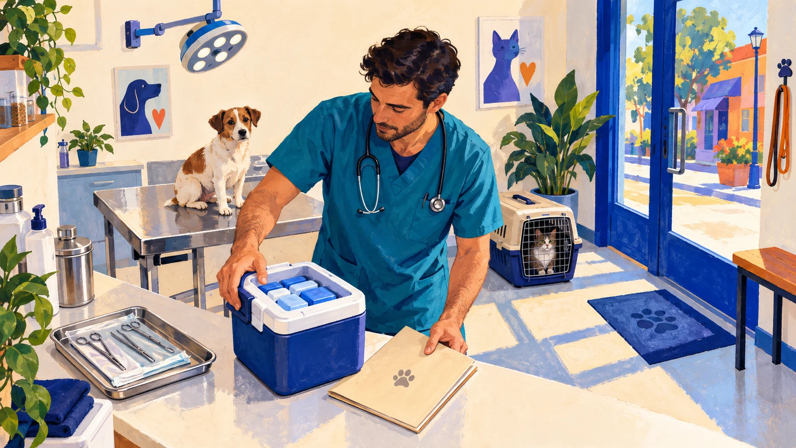 Deschide un cabinet veterinar pentru animale de companie în cartier