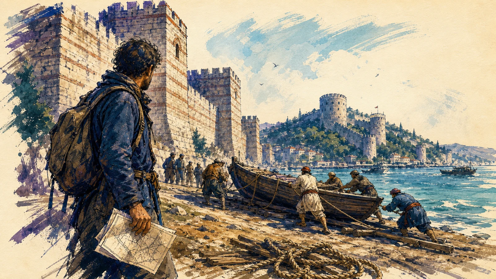 1453: căderea Constantinopolului, loc cu loc