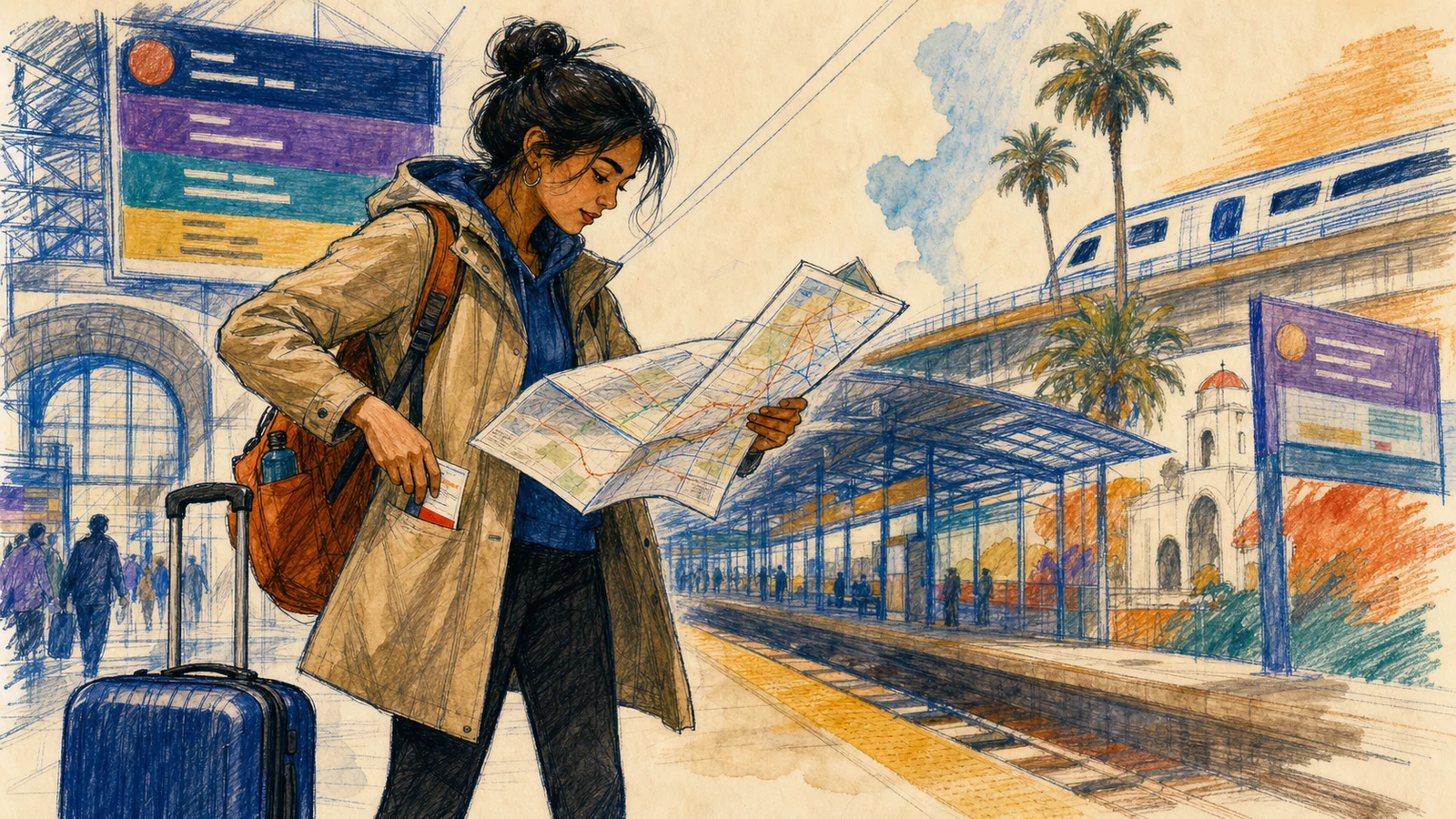 California fără mașină: San Francisco, Los Angeles și San Diego cu trenul