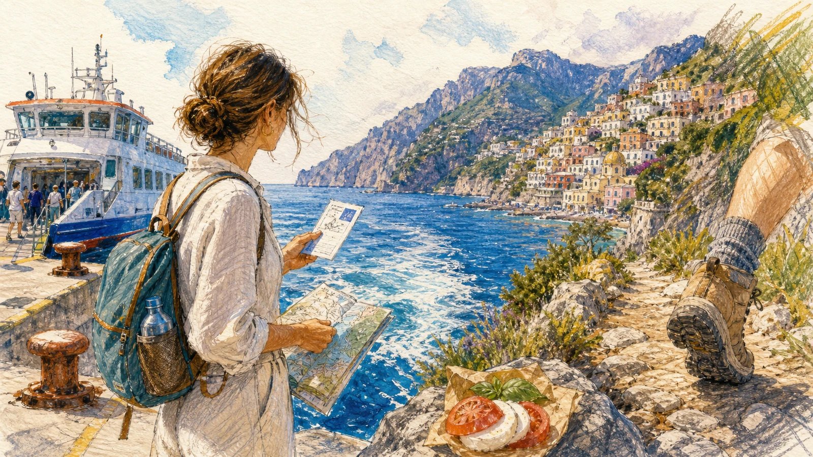 Coasta Amalfitană și Capri în 6 zile, fără mașină
