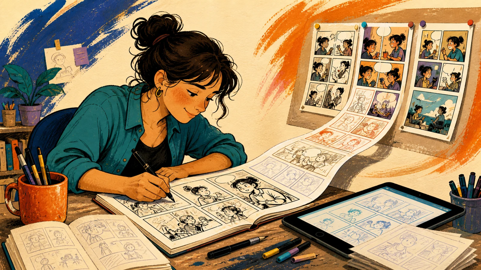 Primul tău comic: de la gluma de caiet la banda publicată online