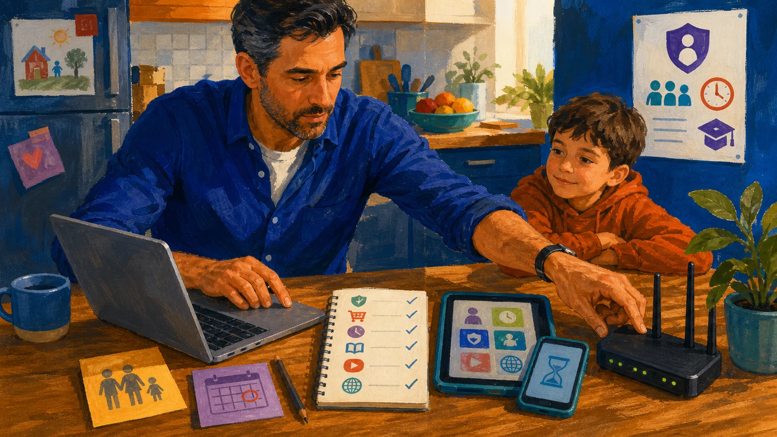 Control parental pe dispozitivele copilului: configurație completă într-o după-amiază