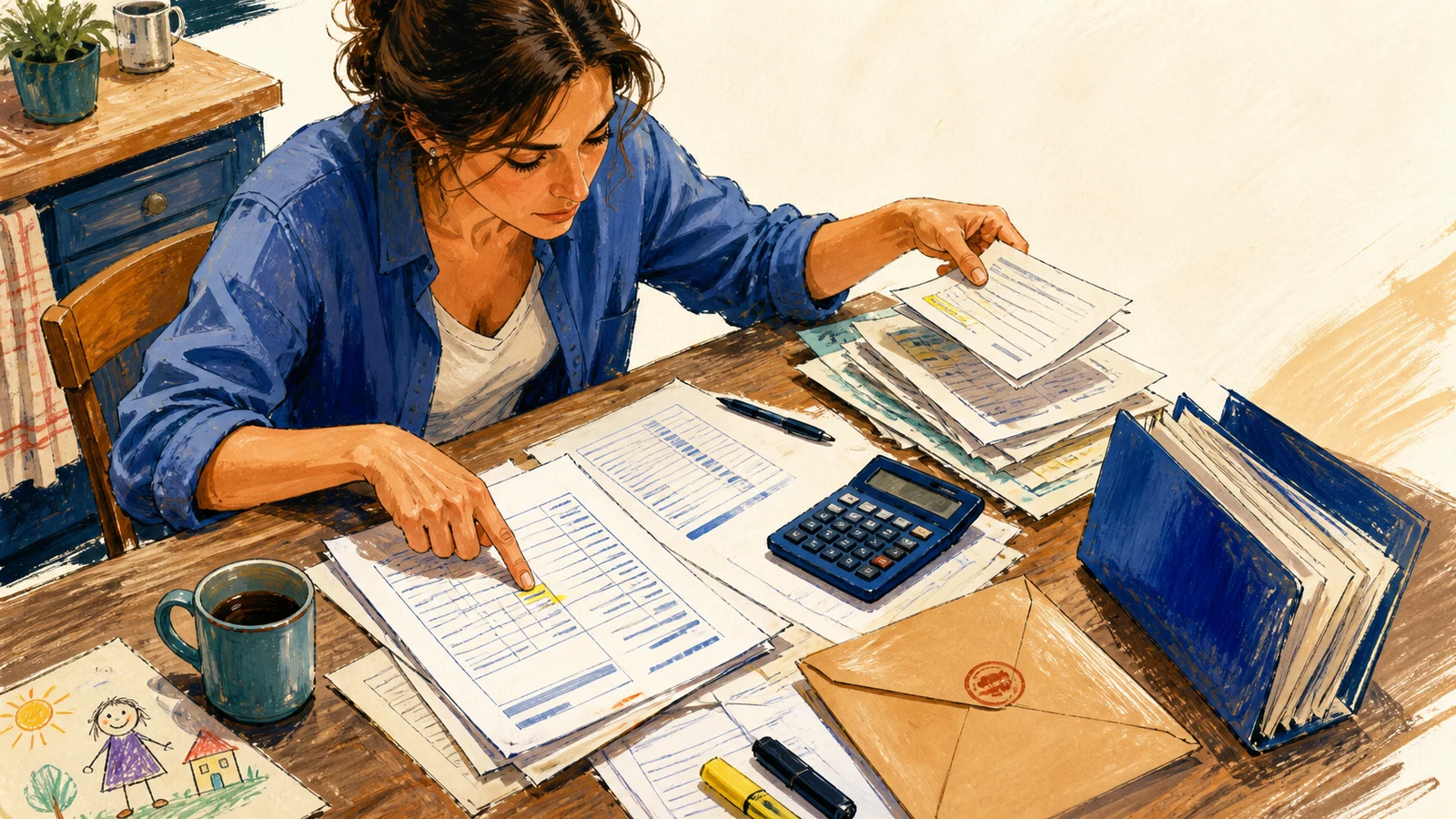 Corectează o indemnizație de creștere a copilului calculată greșit