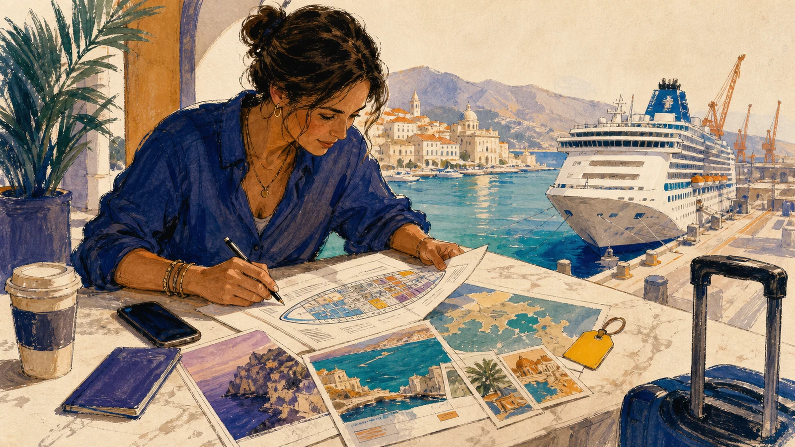 Croazieră în Mediterana o săptămână: alegi vasul, cabina și excursiile