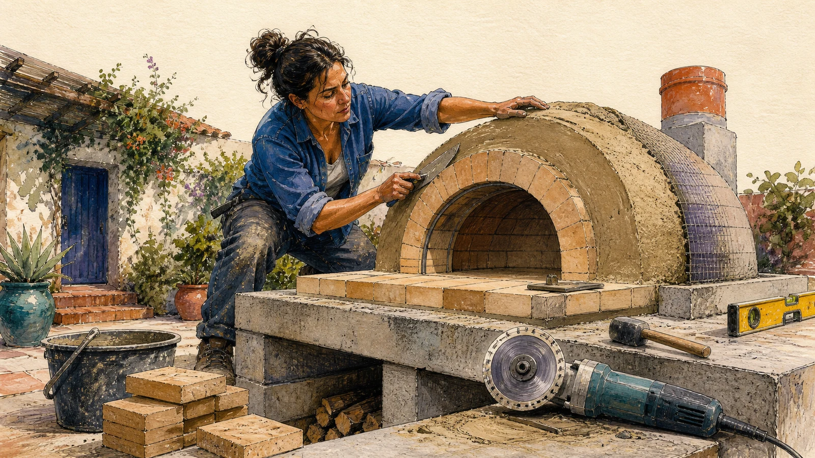 Cuptorul din curte: pâine și pizza pe lemne construite de tine