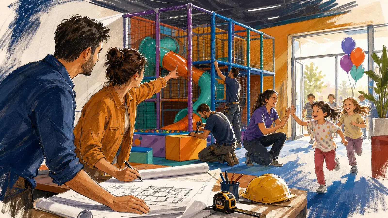 Deschide un loc de joacă indoor (soft play) în România