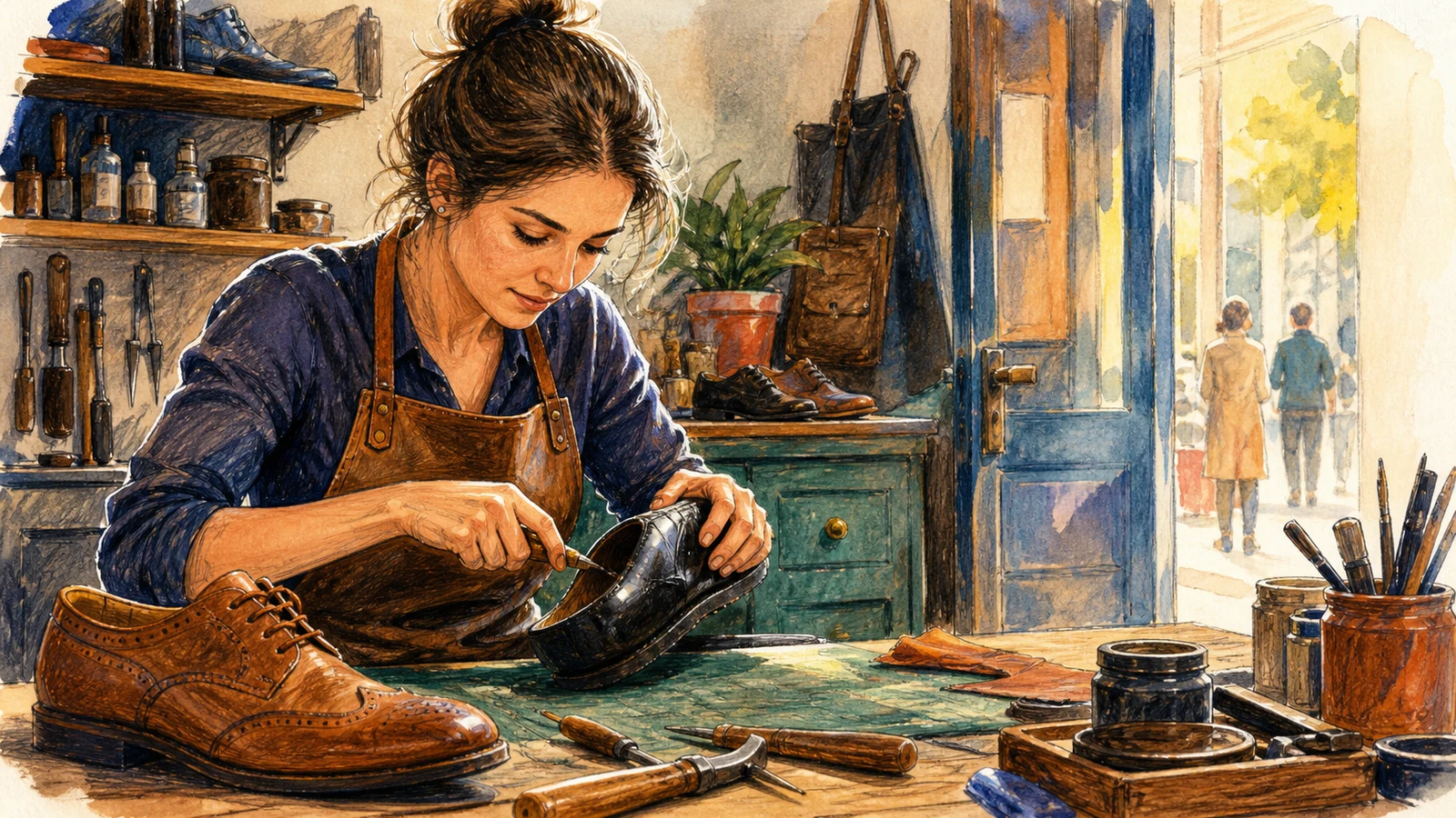 Deschide un mic atelier de reparații încălțăminte și marochinărie