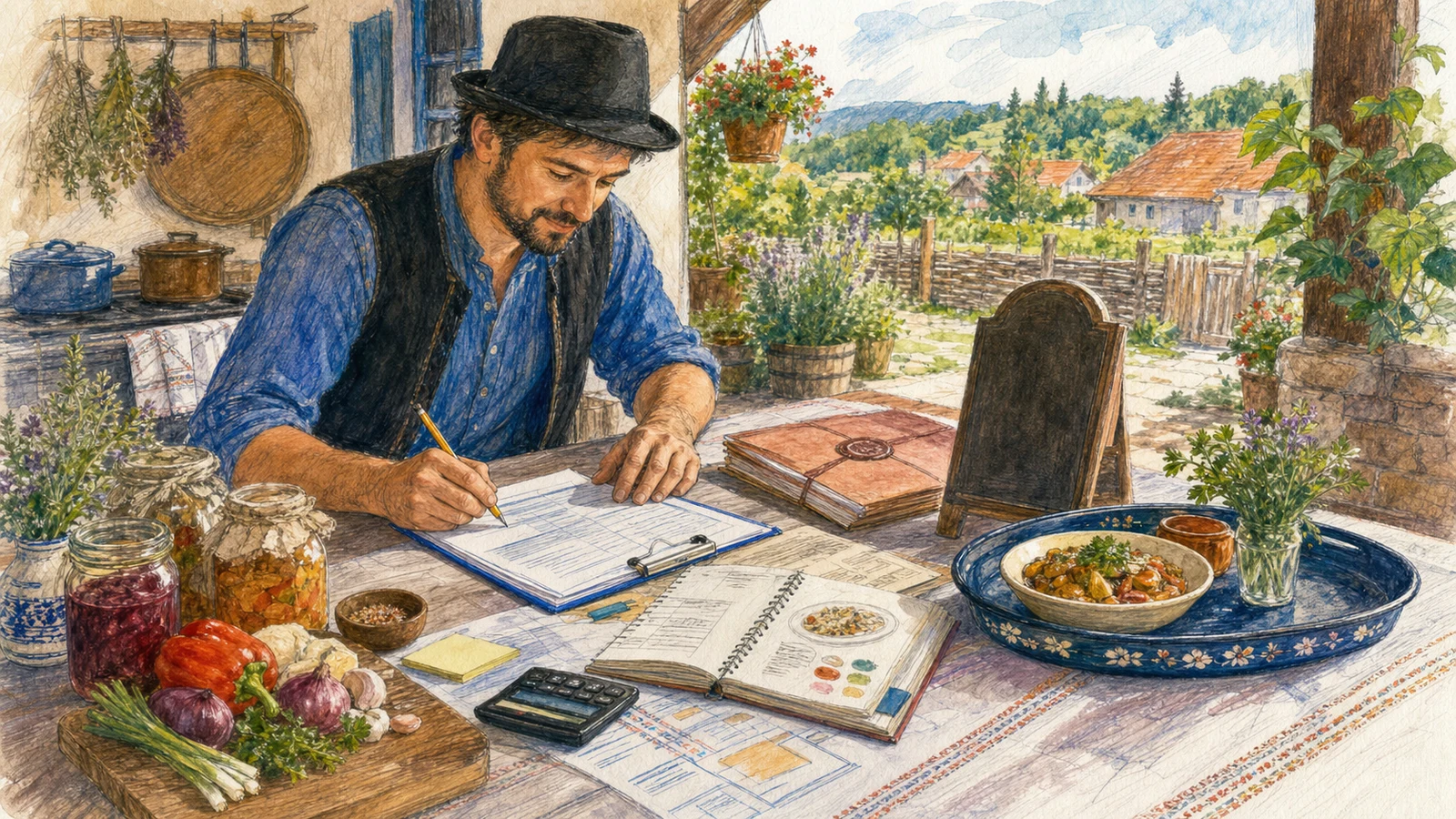 Deschide un punct gastronomic local în gospodăria ta