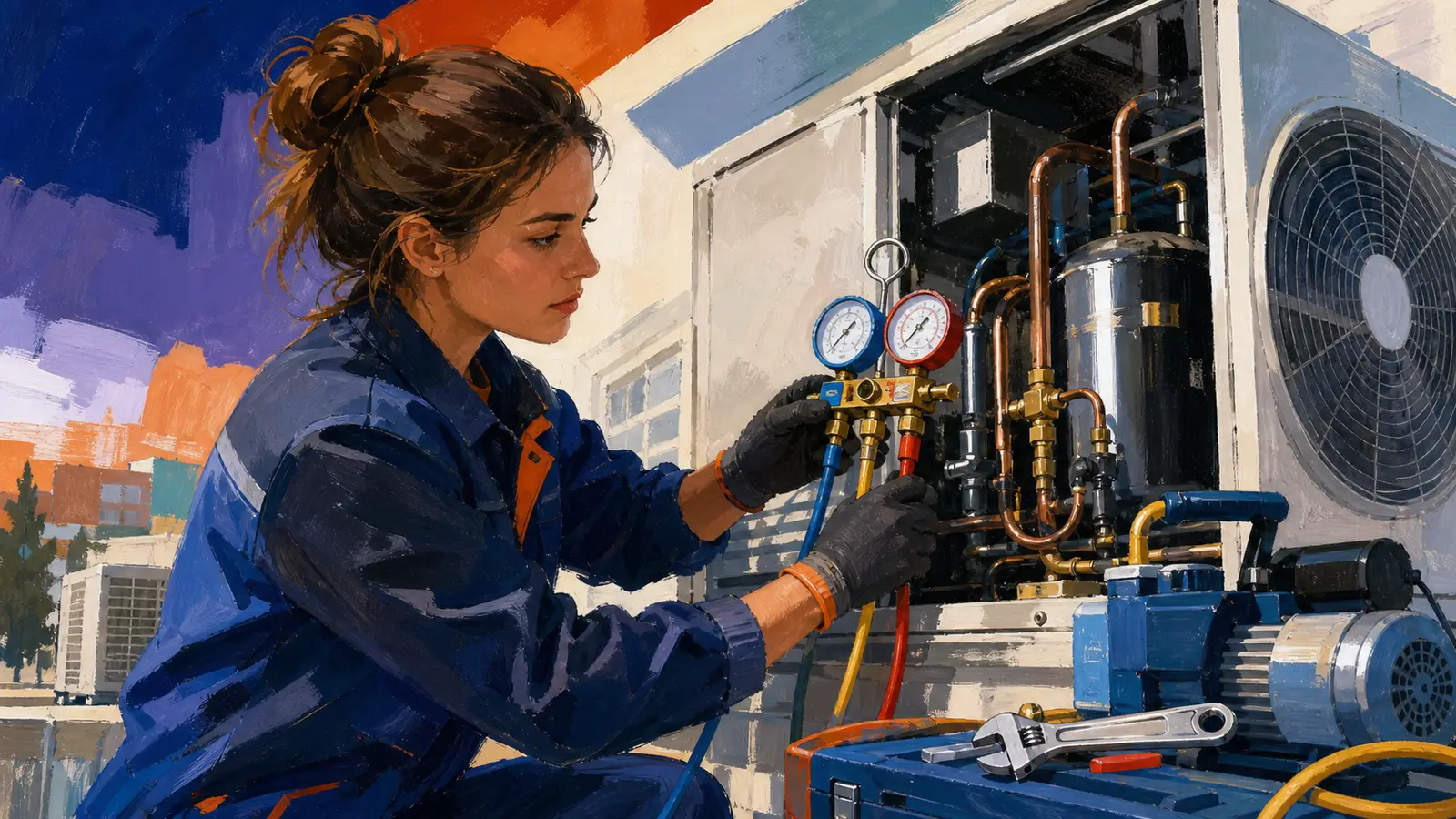 Devino tehnician HVAC autorizat în România, de la zero