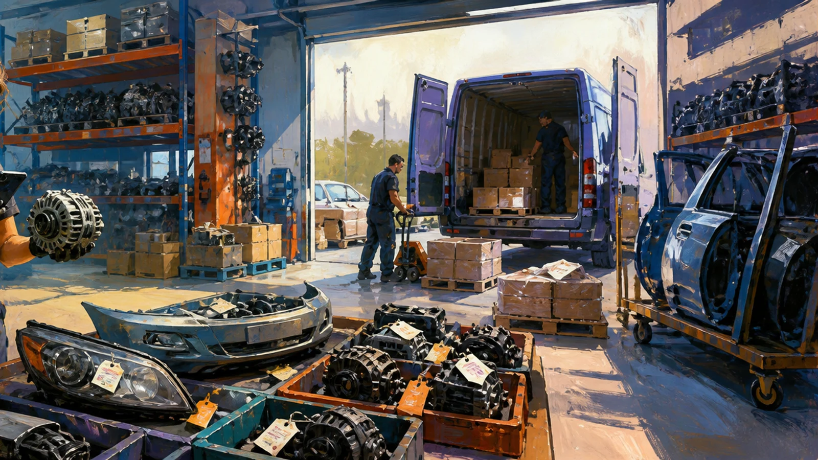 Dezmembrări online: piese second-hand catalogate, vândute în toată Europa