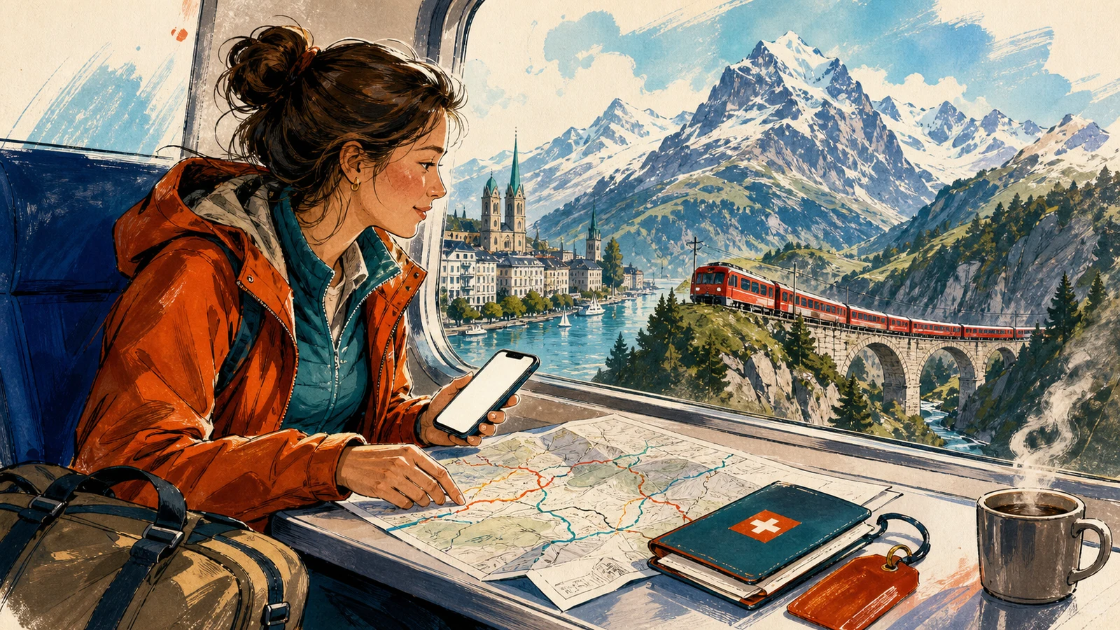 Elveția cu trenul în 8 zile: Bernina, Glacier Express și Jungfrau