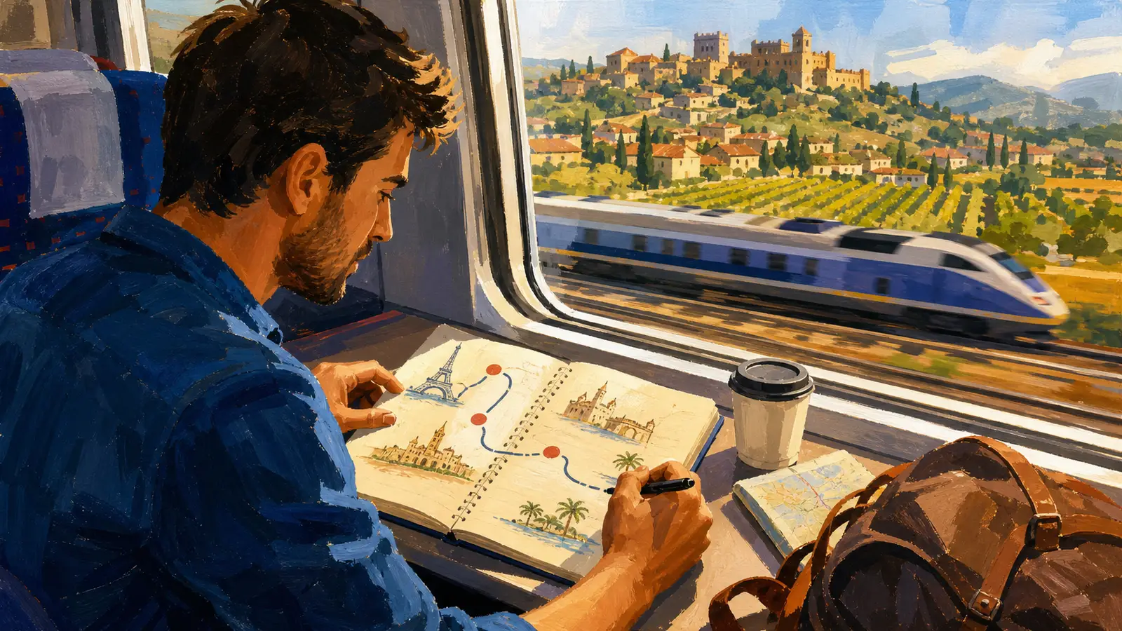 Franța cu trenul – circuit de 10 zile: Paris, Lyon, Avignon, Nice