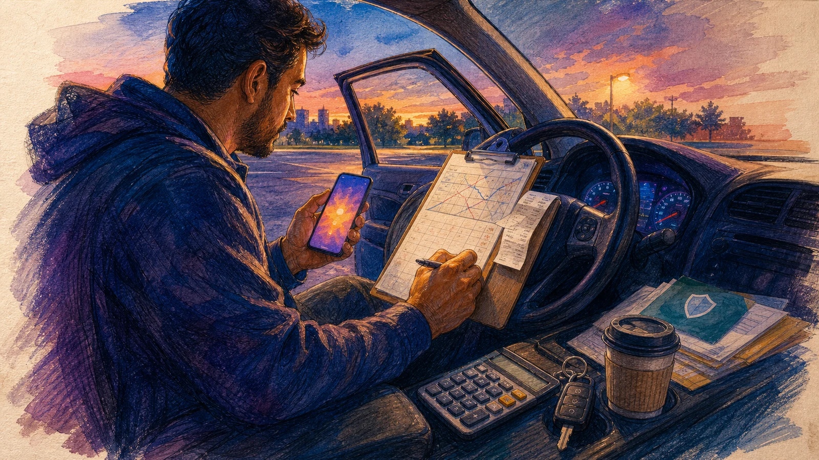 Gig Driving Math: Make Uber and DoorDash Actually Profitable Per Hour