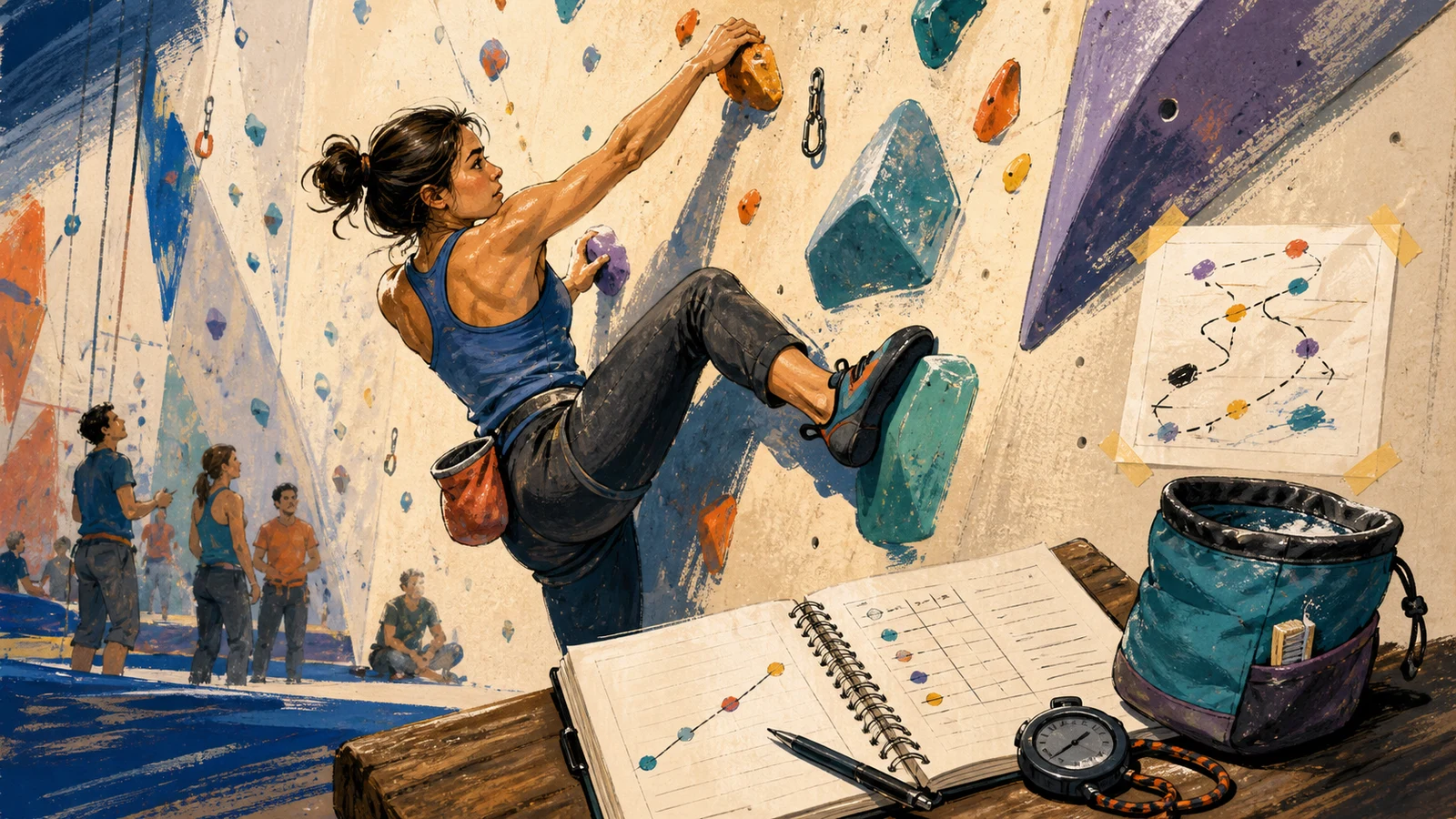 Începe escalada indoor în primele șase săptămâni