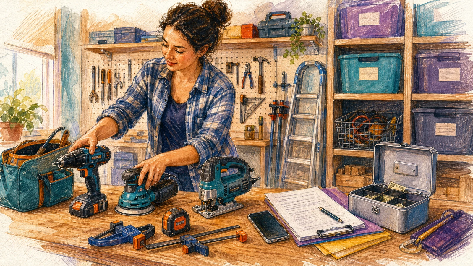 Pornește o bibliotecă locală de unelte de închiriat pentru bricolaj