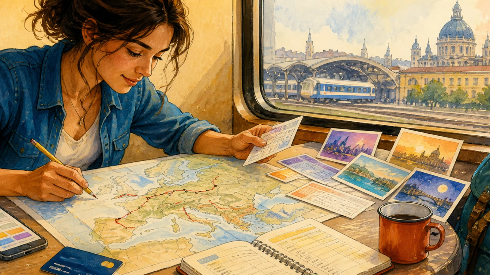 O lună cu Interrail prin Europa: pass, rezervări și traseu care chiar funcționează