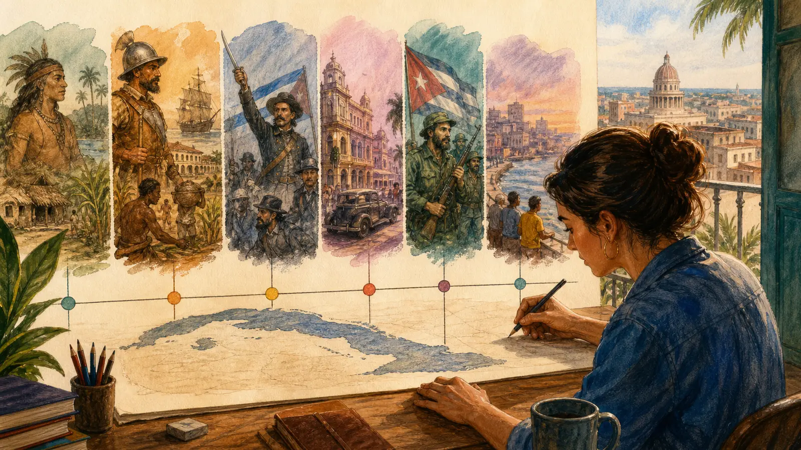Istoria Cubei — de la taíno la revoluție și până astăzi
