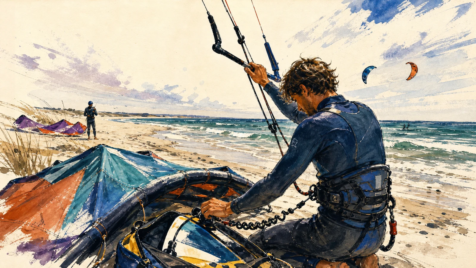 Kitesurf la Marea Neagră: plan de 14 săptămâni pentru primul sezon navigat