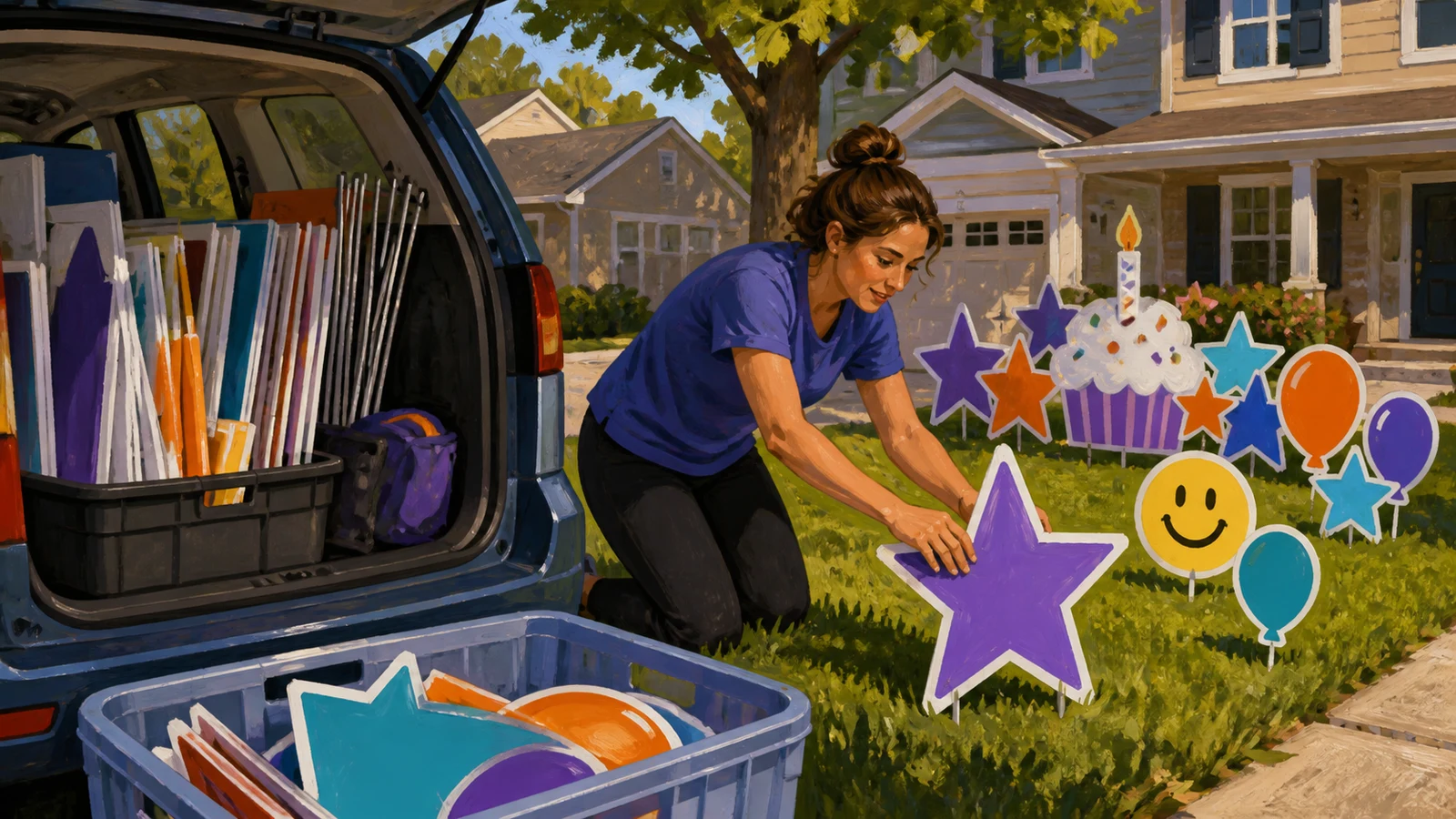 Launch a Celebration Yard-Sign Rental Business