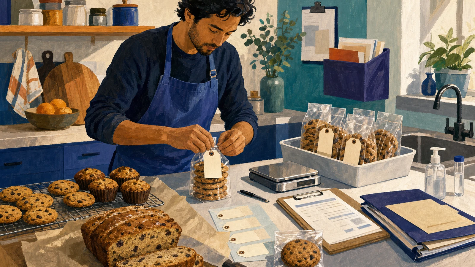 Launch a legal home bakery under cottage food law