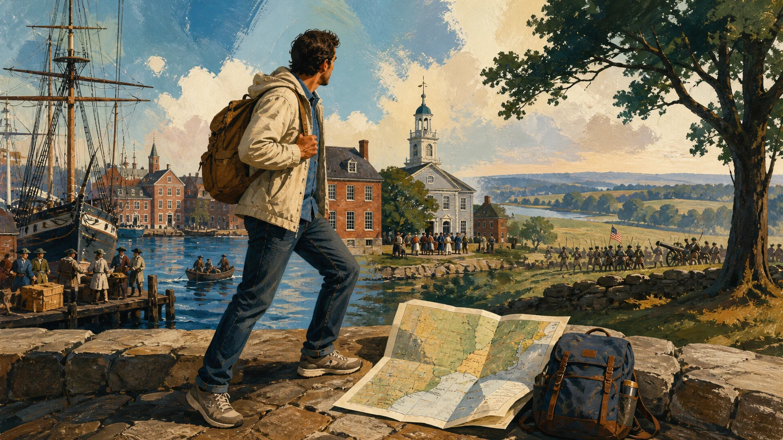Liberty Trail: unde s-a născut America