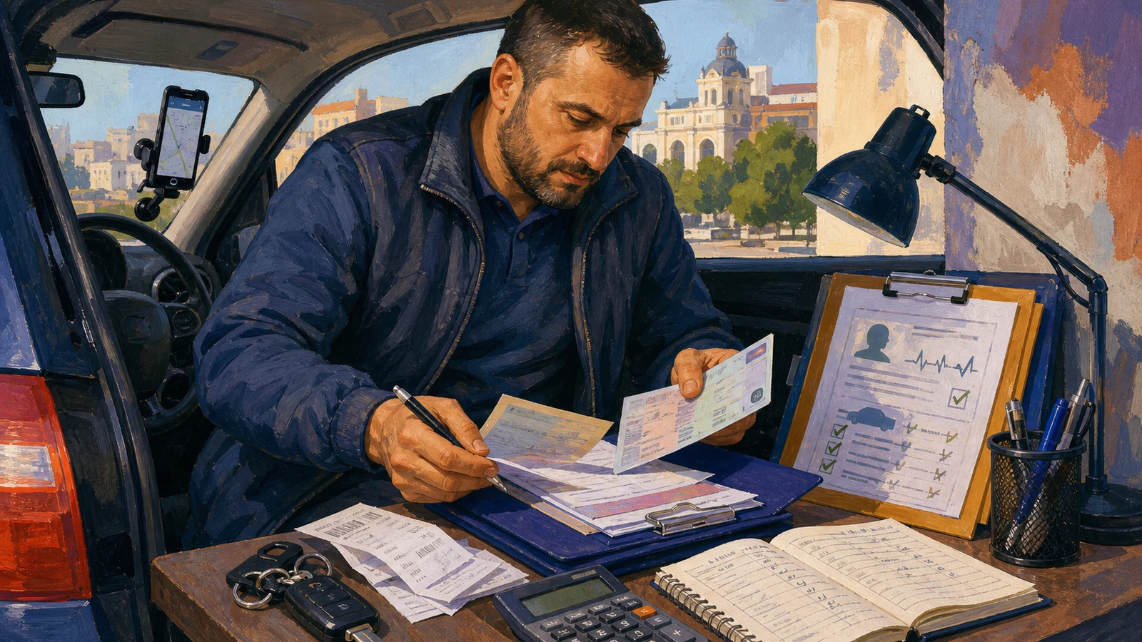 Sofer de ride-hailing legal: autorizație, taxe și matematica pe kilometru