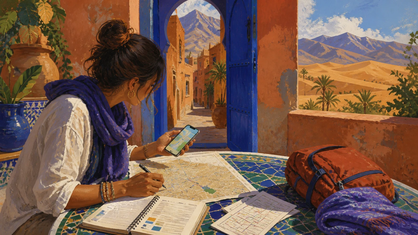 Maroc în 10 zile: Marrakech, Atlas, Sahara și Fes pe cont propriu
