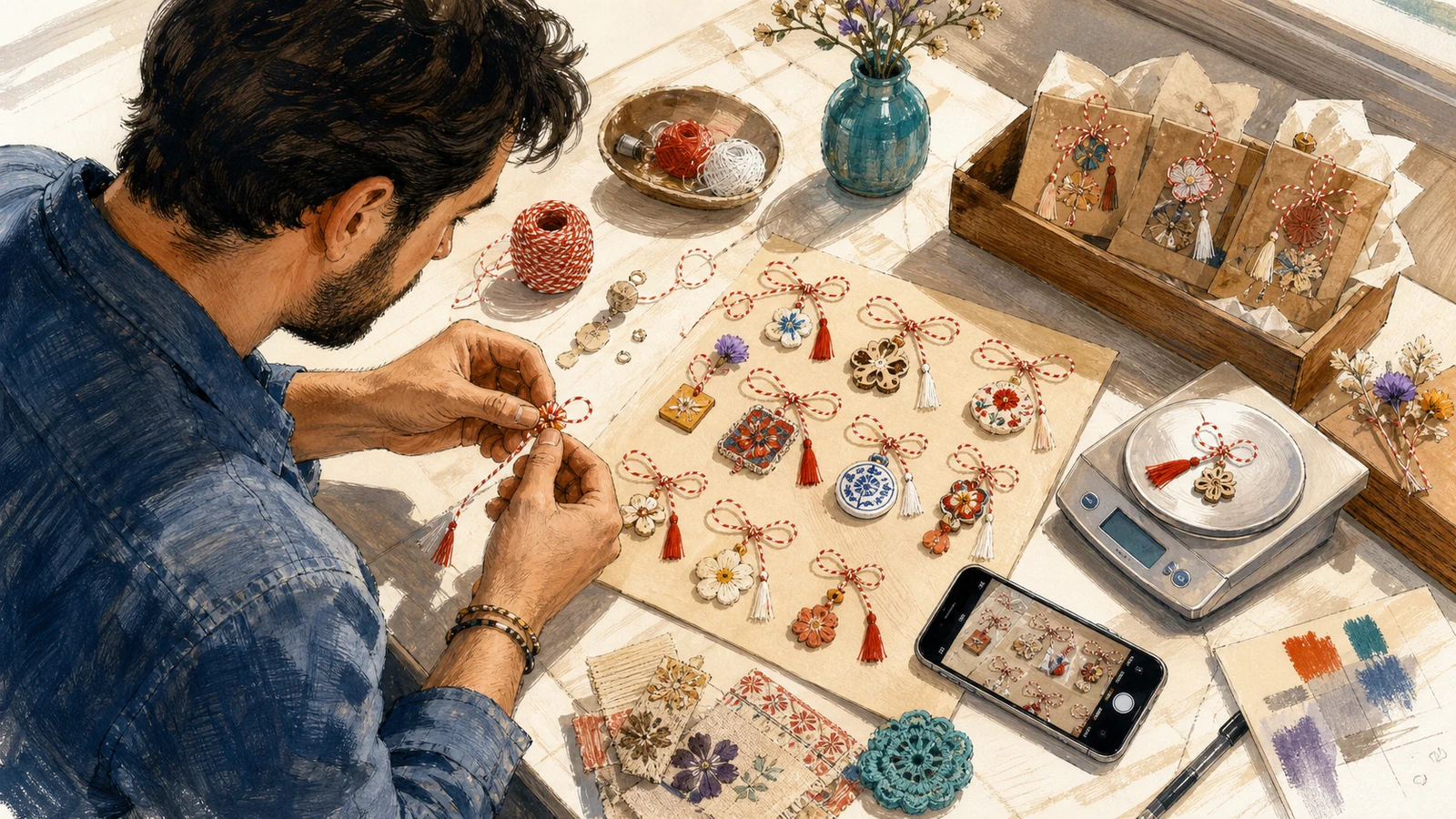 Fă mărțișoare handmade și vinde-le în cele două luni în care contează