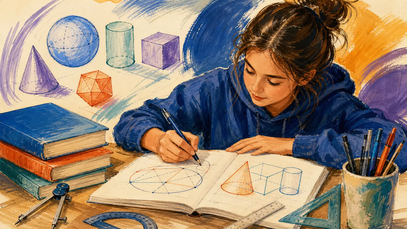 Matematica de clasa a VIII-a: intervale, cerc, corpuri geometrice și pregătire pentru Evaluarea Națională
