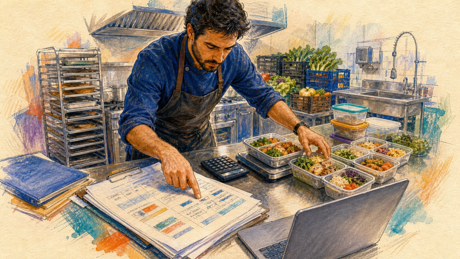 Deschide o bucătărie centrală de meal prep pe abonament