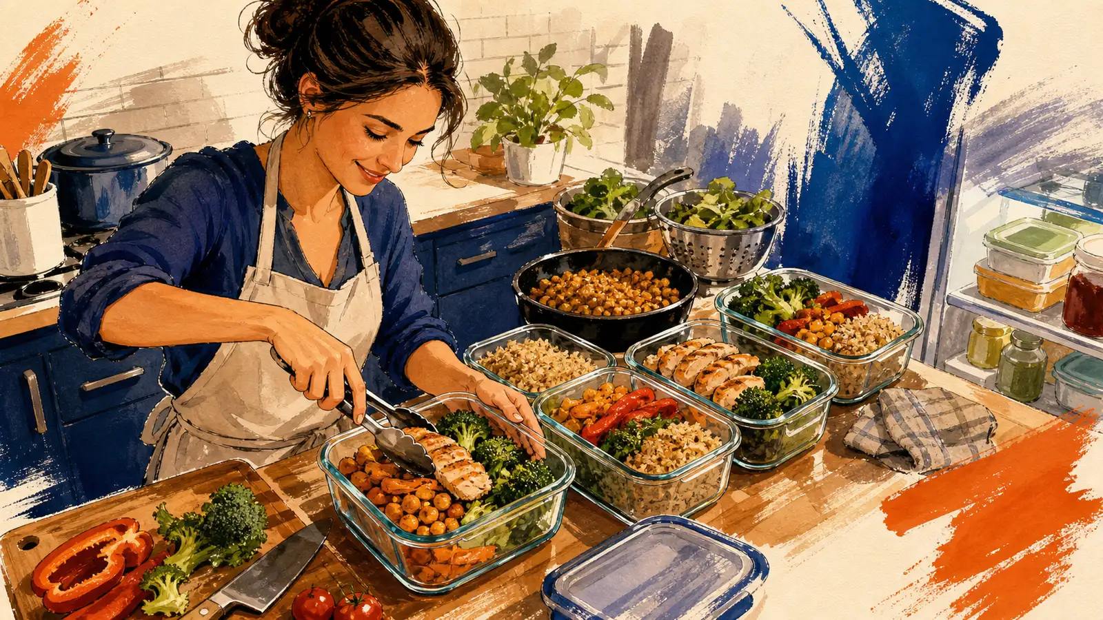 Meal prep pentru o săptămână întreagă