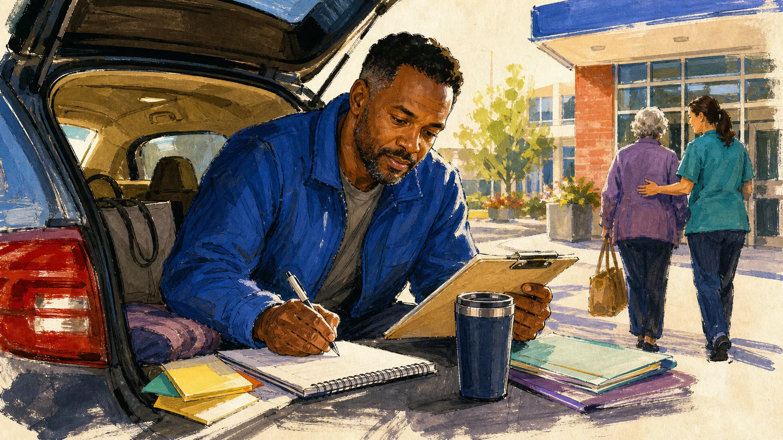 Build a Ride-and-Wait Companion Service for Medical Appointments