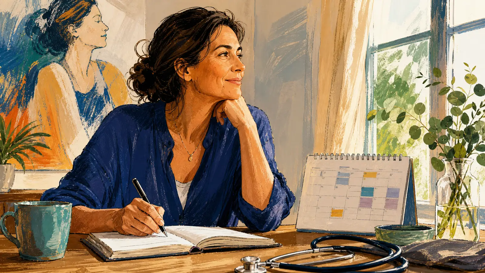 Menopauza — gestionează simptomele cu un plan pas cu pas