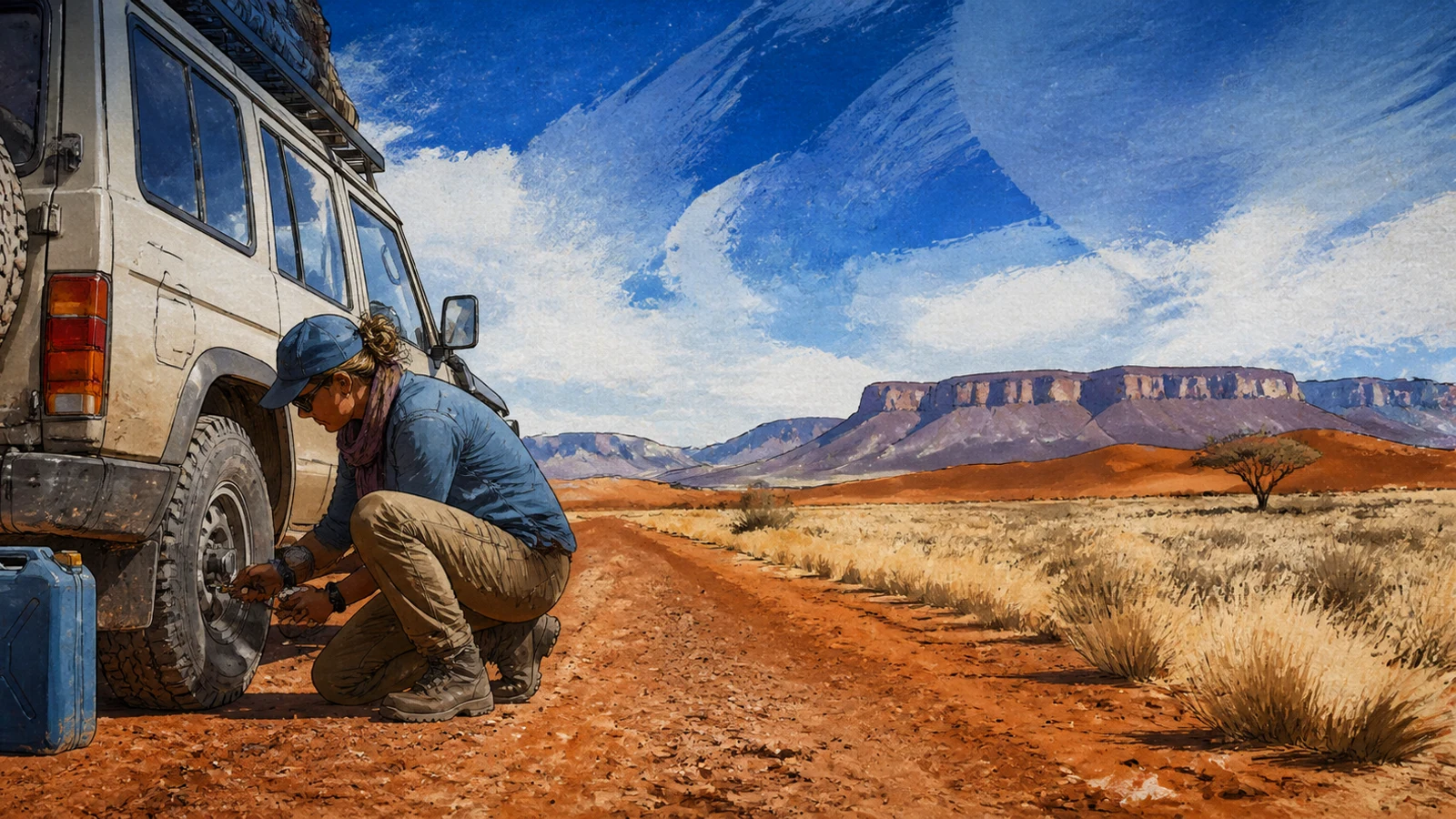 Namibia cu mașina în 15 zile: Sossusvlei, Damaraland și Etosha