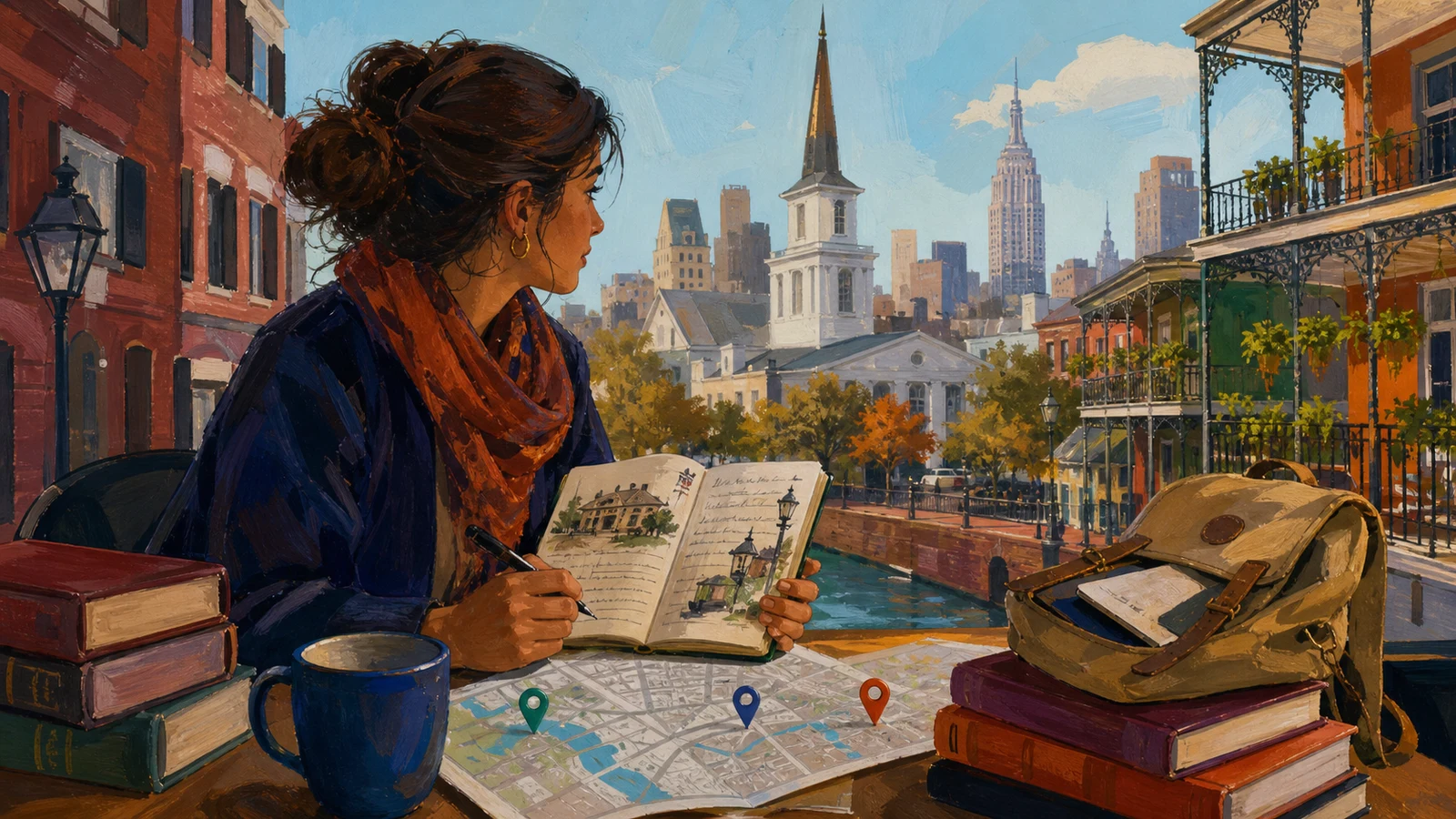 Orașe literare americane: Boston, New York și New Orleans