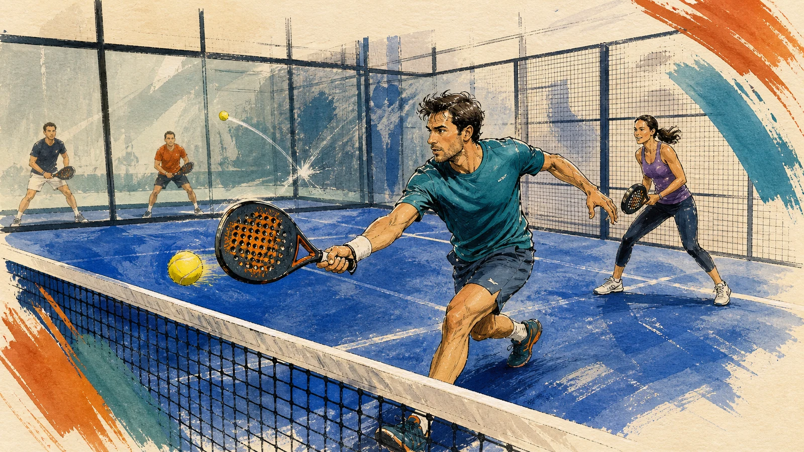 Padel de la zero ca adult: învață regulile și joacă primul meci cu grup de începători