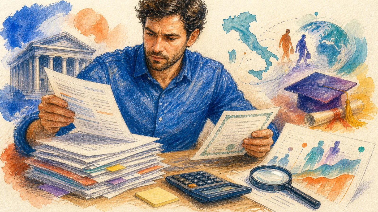 Controllare l'estratto conto contributivo e valutare il riscatto della laurea