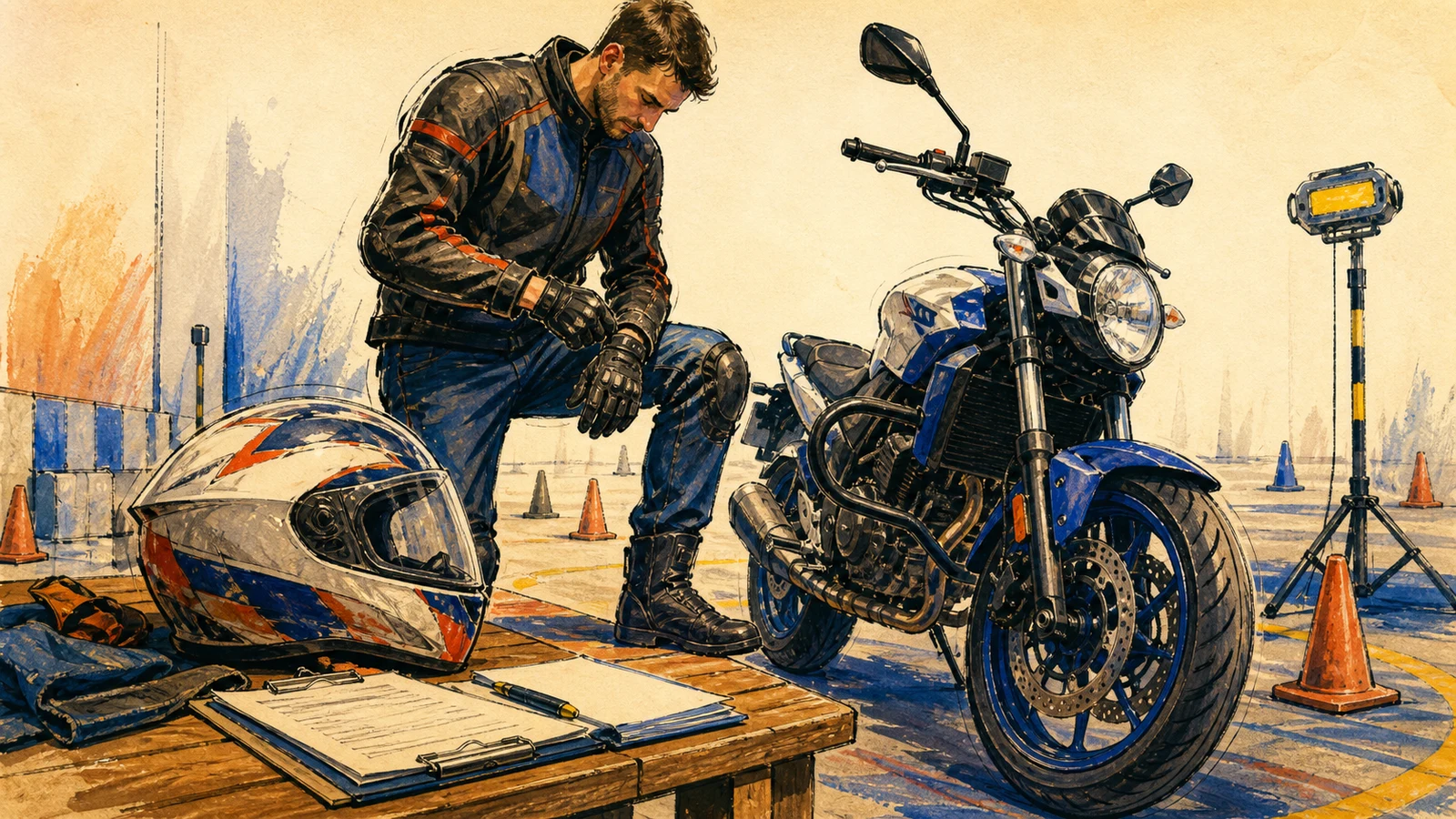 Ia permisul de motocicletă și cumpără-ți prima motocicletă în siguranță