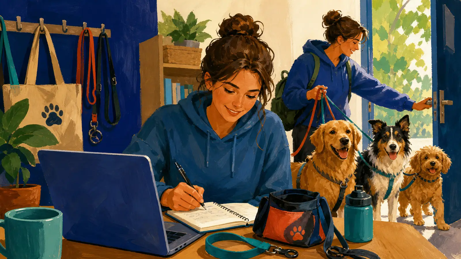 Pornește o afacere de pet-sitting și dog-walking