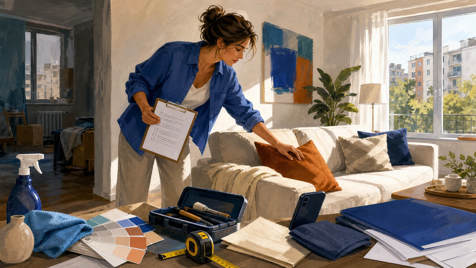Pornește un serviciu de pregătire a apartamentelor pentru vânzare