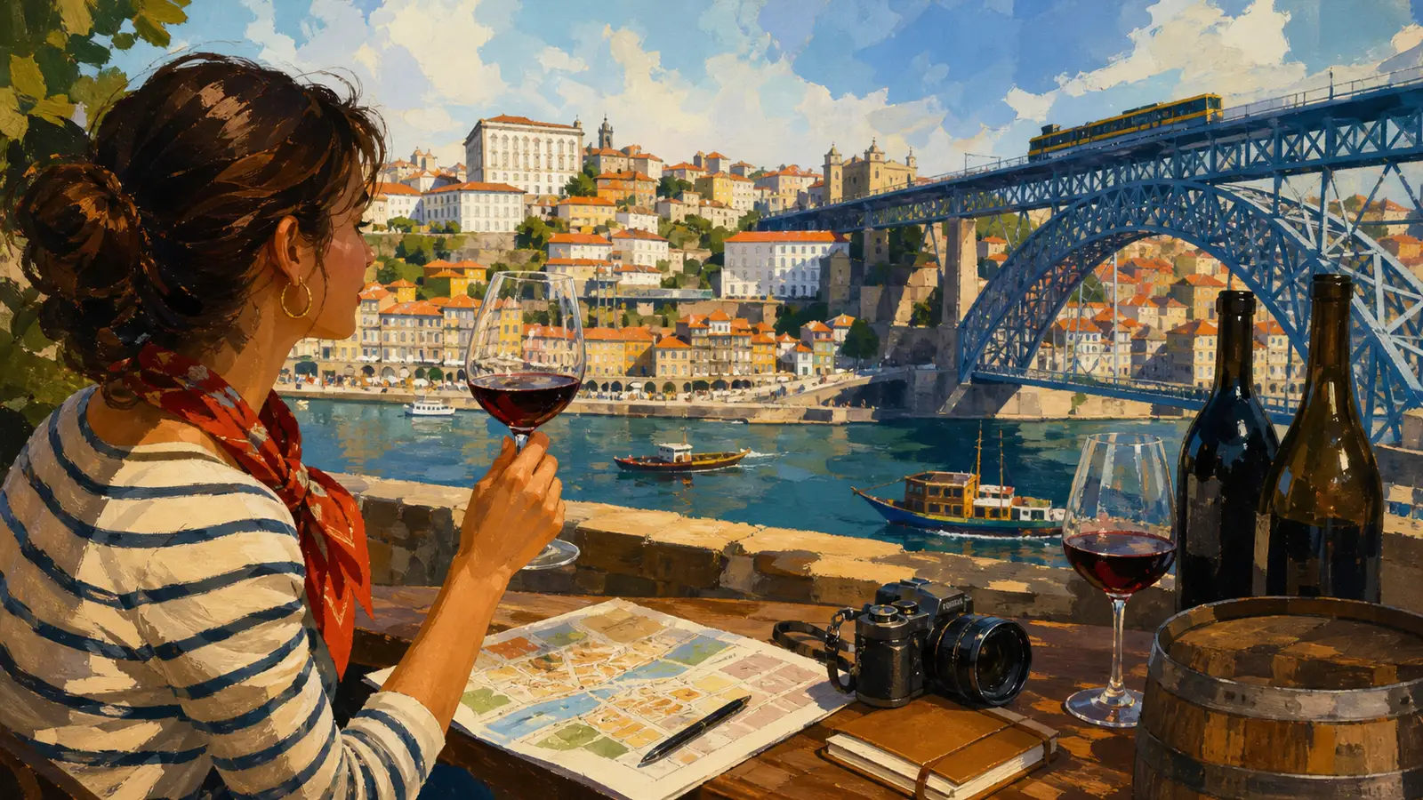 Porto: city break de 3 zile cu cramele de vin din Vila Nova de Gaia