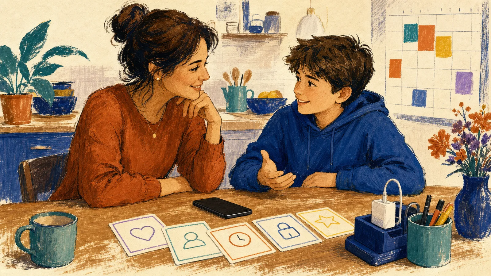 Organizează primul smartphone al copilului