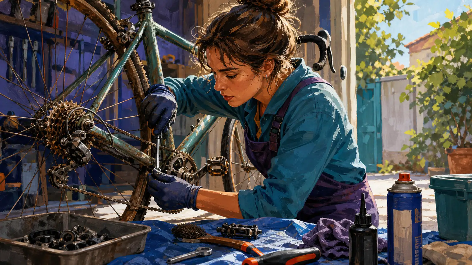 Recondiționează o bicicletă veche — de la rugina la prima tură