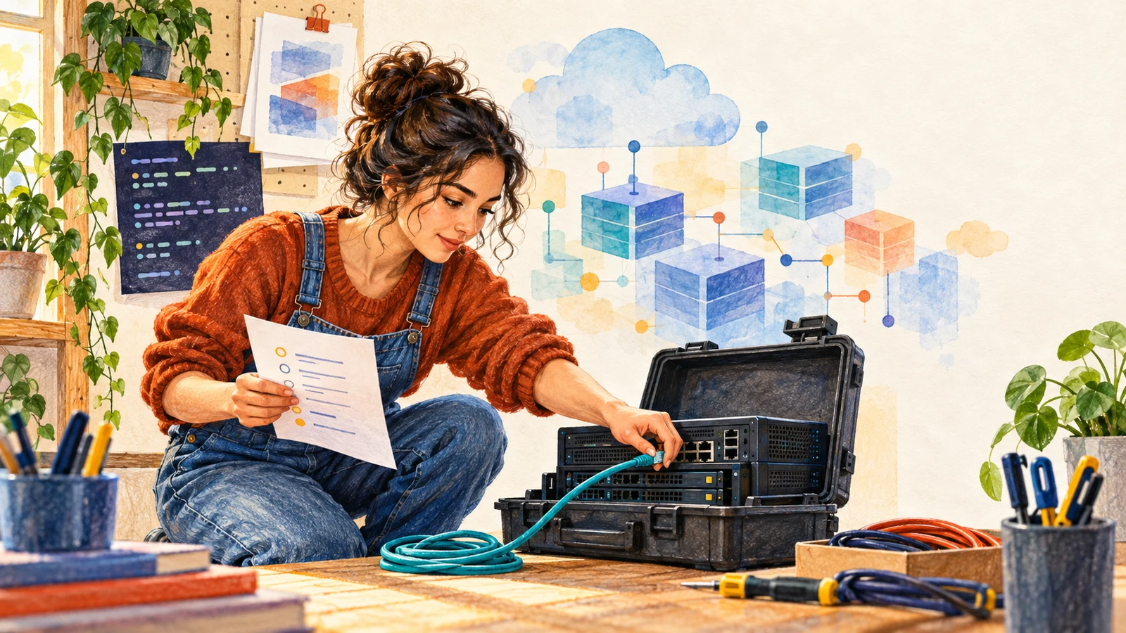 Ghid de reconversie spre un rol cloud: Linux, AWS sau Azure, portofoliu și angajare